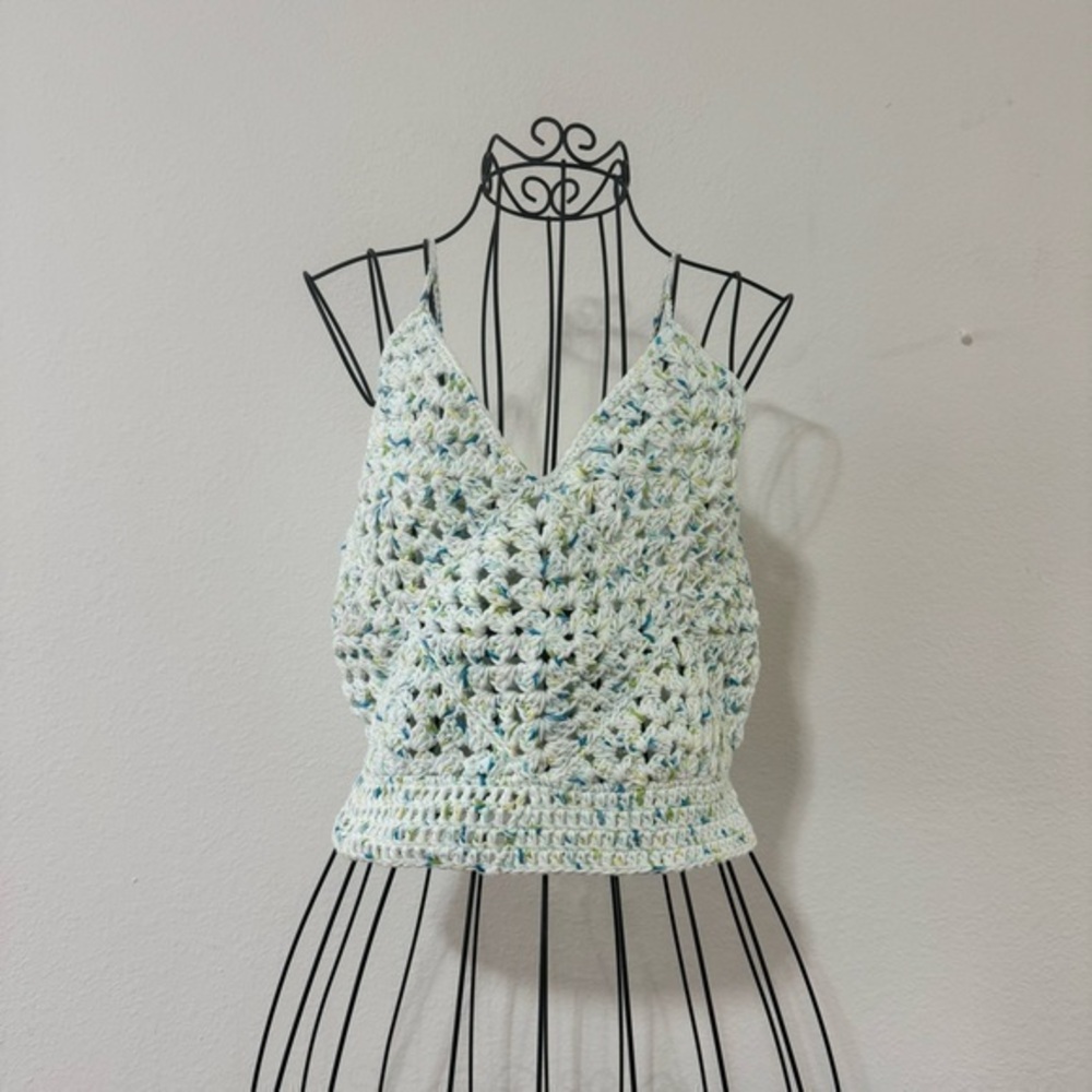 Hand Crocheted Summer Half Tank Top